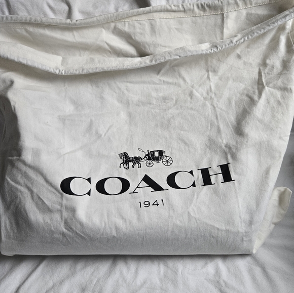 Coach 1941 Rogue Brief  Glovetanned Pebbled Leather Black style 11104 - Picture 12 of 12